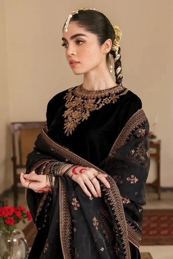 EMBROIDERED VELVET UF - 253 - NEW NAMAL PRET