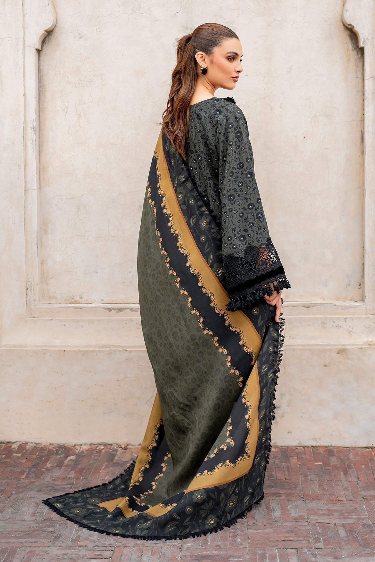 EMBROIDERED VISCOSE UF - 727 - NEW NAMAL PRET