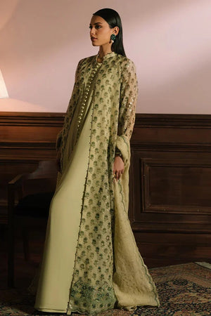 GLEAMING GOLD - 4PC NET EMBROIDERED SUIT - NEW NAMAL PRET