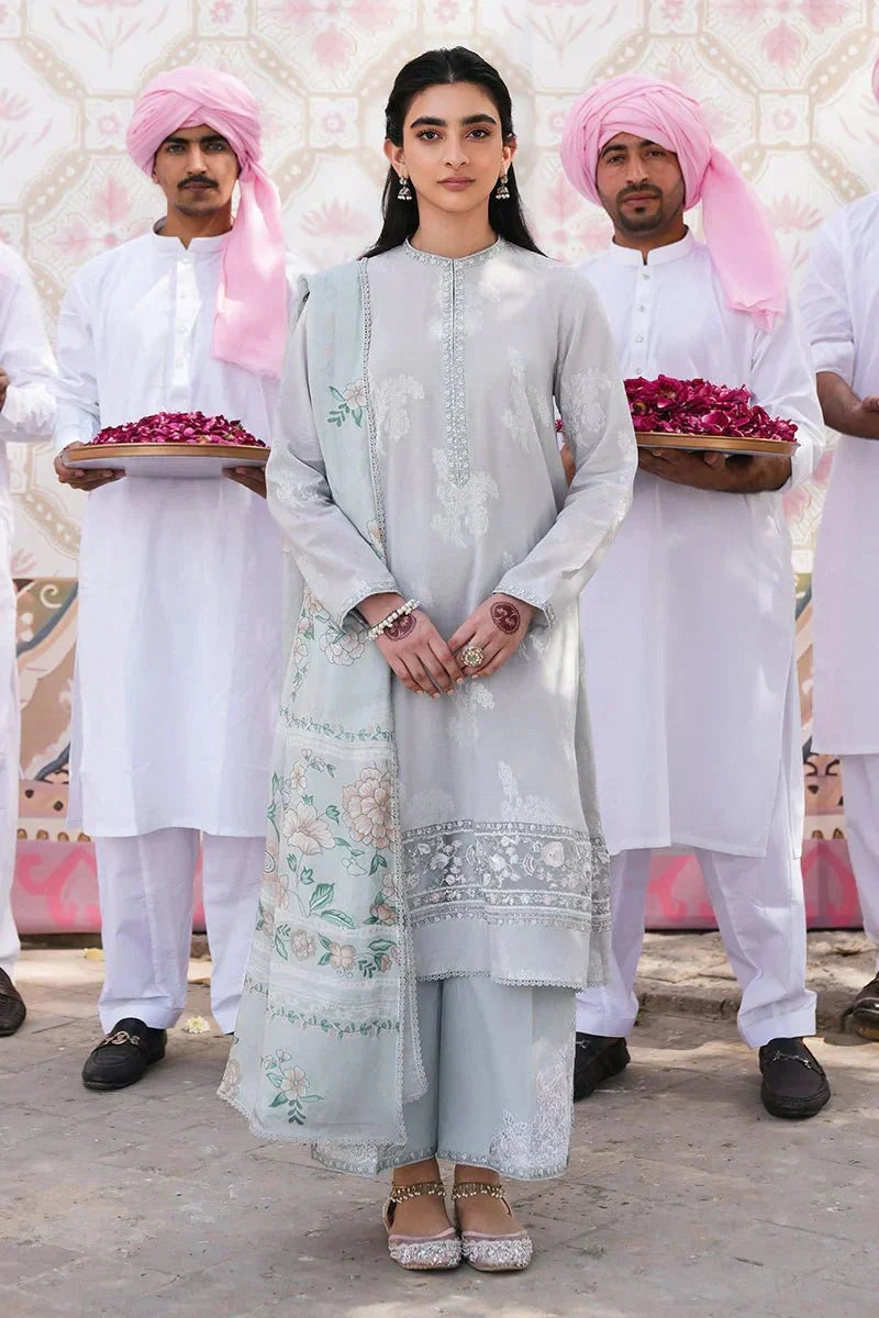 LUNAR BLOOM - 3 PC DYED LAWN SUIT - NEW NAMAL PRET