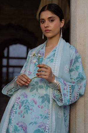 MINT GLAMOUR - 3PC PRINTED LAWN SUIT - NEW NAMAL PRET