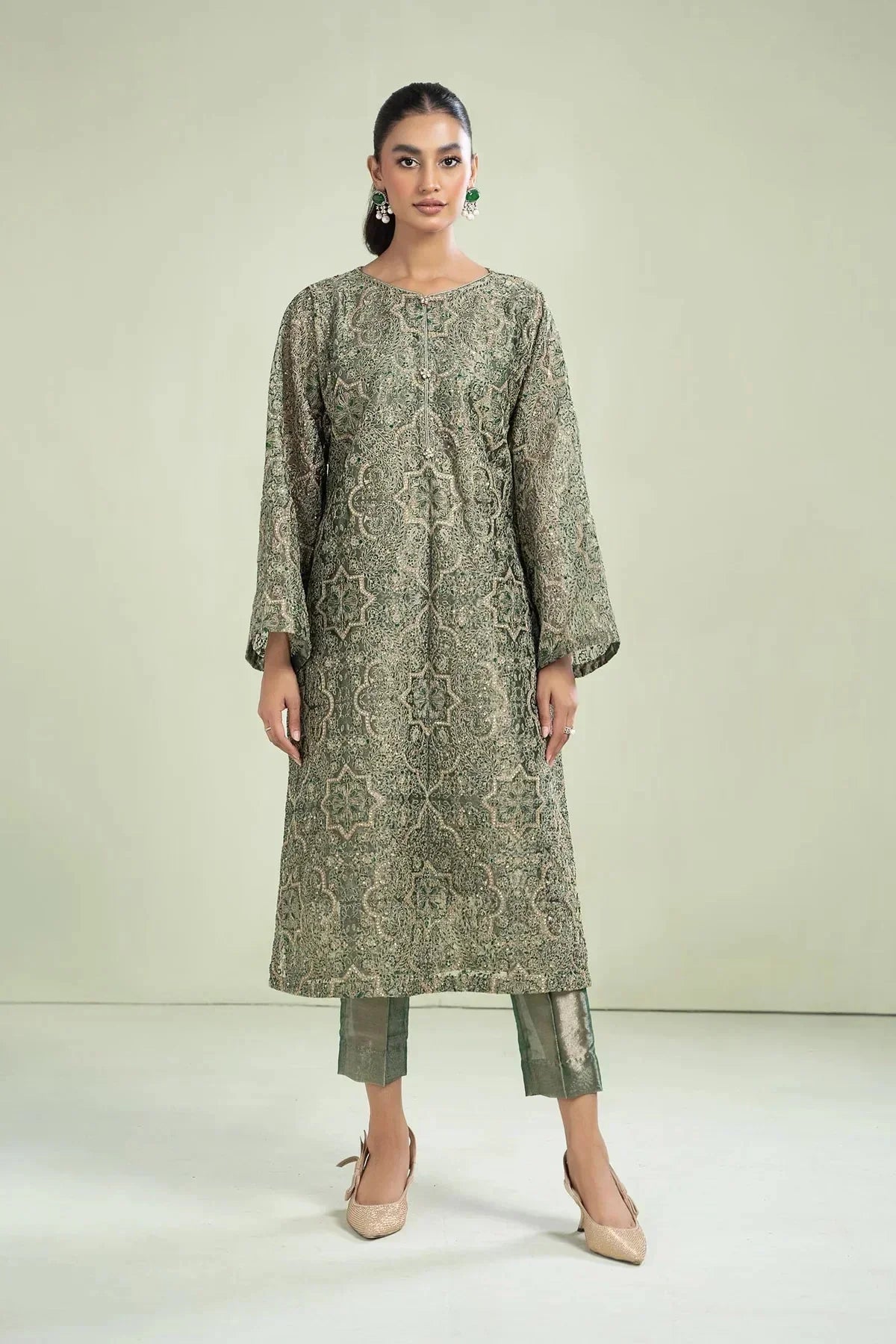 M.Luxe Fabrics Botel Green LF - 502 - NEW NAMAL PRET