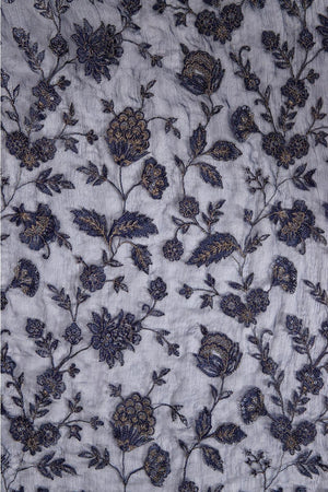 M.Luxe Fabrics LF - 305 - Blue - NEW NAMAL PRET