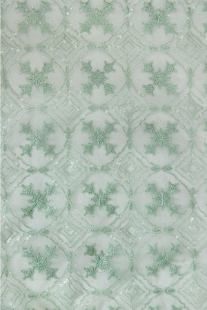 M.Luxe Fabrics LF - 323 - Aqua - NEW NAMAL PRET