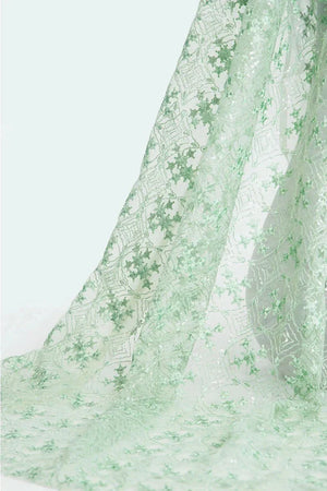 M.Luxe Fabrics LF - 323 - Aqua - NEW NAMAL PRET