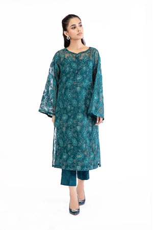 M.Luxe Fabrics Teal LF - 515 - NEW NAMAL PRET