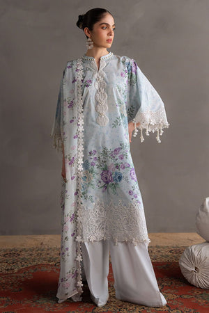 OCEAN BREEZE - 3PC PRINTED LAWN SUIT - NEW NAMAL PRET