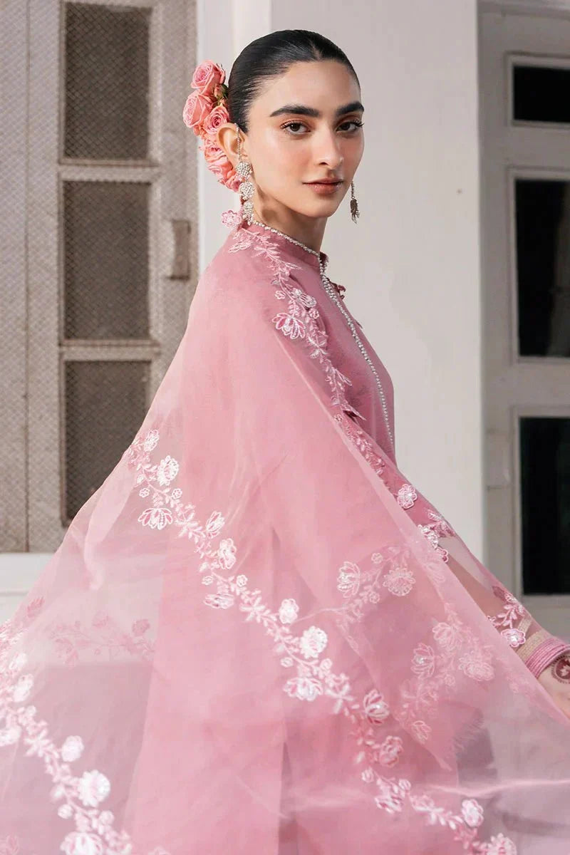 ROUGE TAN - 3 PC DYED LAWN SUIT - NEW NAMAL PRET