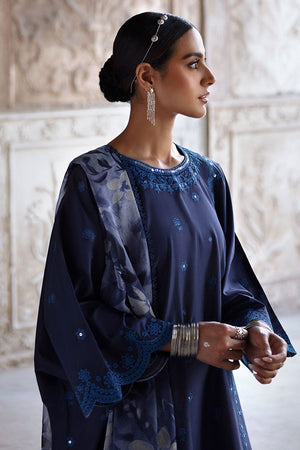 STAR GAZE - 3PC EMBROIDERED LAWN SUIT - NEW NAMAL PRET