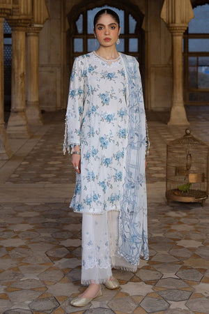SUMMER MELODY - 3PC PRINTED LAWN SUIT - NEW NAMAL PRET